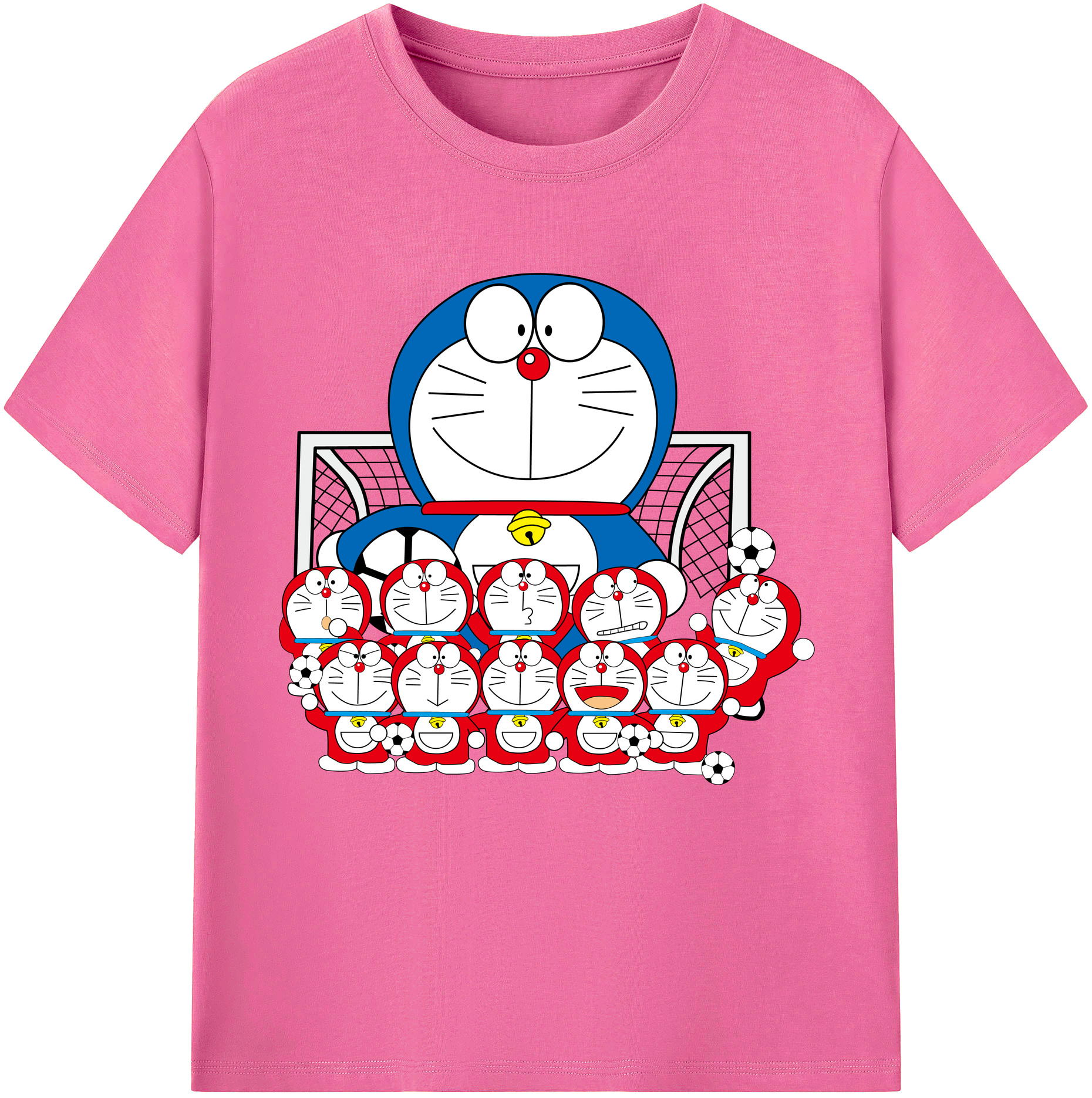 （画像用） ドラえもん Doraemon レディースカジュアルプリントTシャツ（綿100％）
